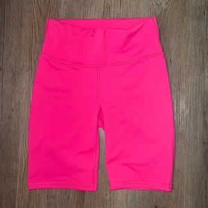 Pink Fabletics Biker Shorts